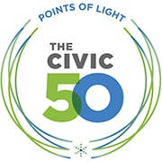 Points of Light Civic 50 for Community-Minded Companies Award