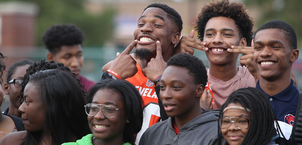 The Browns, KeyBank Team up With the Boys and Girls Clubs of Cleveland to Prepare Kids for Workforce