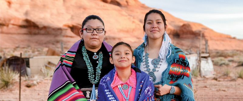 native american family today