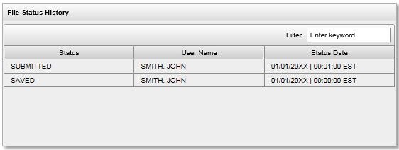 Send Files History