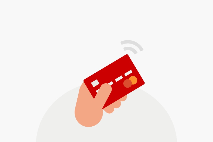 Card tap icon
