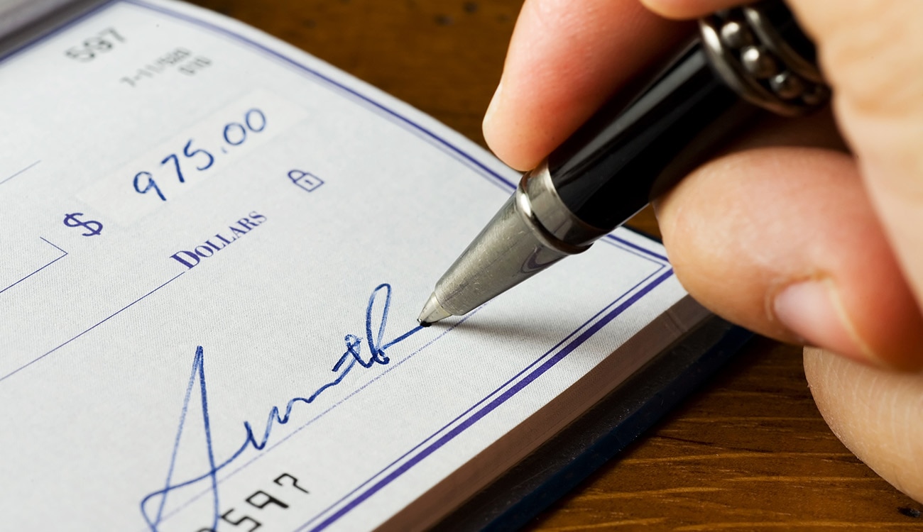 <p>How to Write a Check</p>