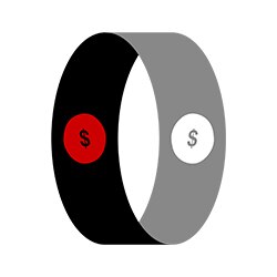 a circle of money