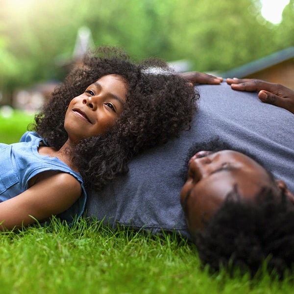 Lying in the Grass