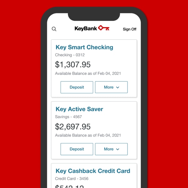 Mobile Banking App for iOS & Android KeyBank