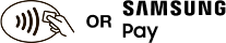 tap or Samsung Pay logo