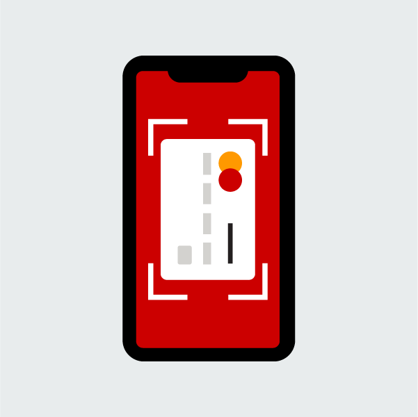 Wallet setup step 3 vector image