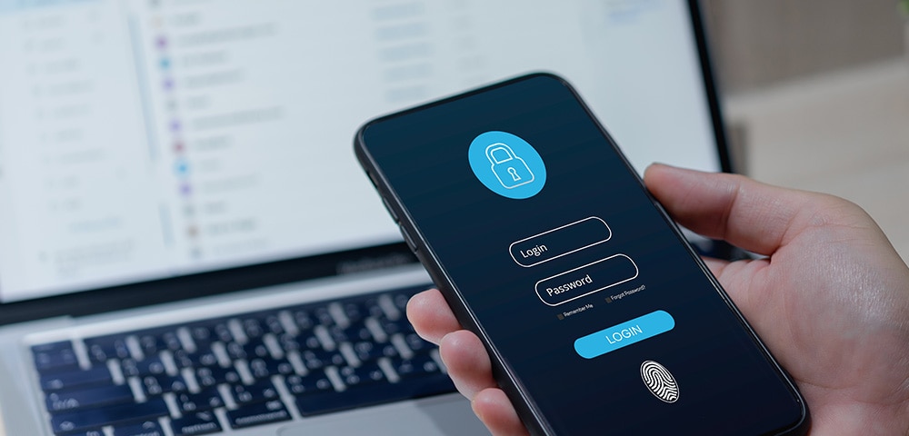  Internet Phone in Futuristic protect password two factor Authentication and Encryption