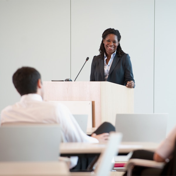 woman speaker