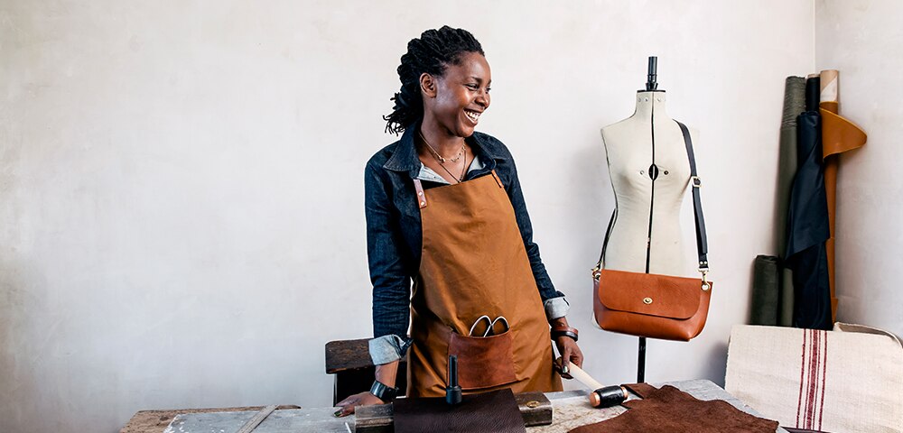 woman with mannequin